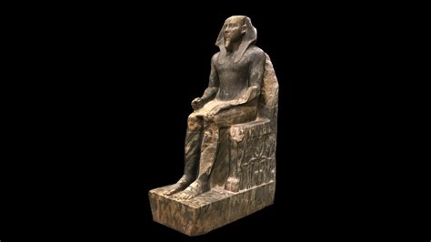 statue of khafre egyptian museum cairo download free 3d model by danderson4 [071b259