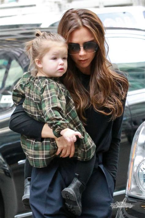 Victoria And Harper Seven Beckham In Ny Harper Seven Beckham Photo Fanpop