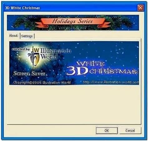 3d White Christmas 40 Screensaver Download Screensaversbiz
