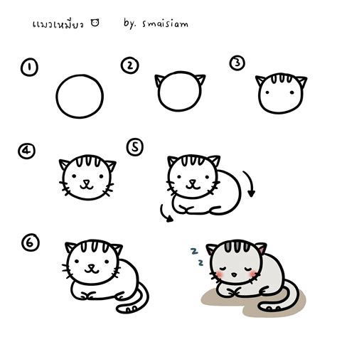 8️⃣ à la fin dessiner les moustaches de votre chat, il faut tracer trois trais simples. Pin by Céline Glairacq on how to drawing ? | Doodle drawings, Drawings, Cute drawings