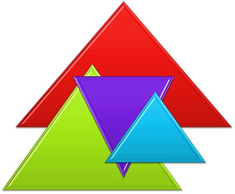 Download Triangle Multicoloured To Dye Royalty Free Stock Illustration