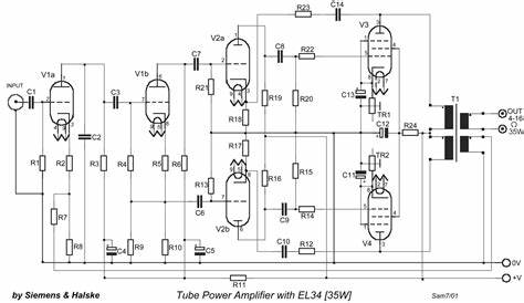 35 Watts Vacuum Tube Power Amplifier by E80CC and EL34 - EEWeb