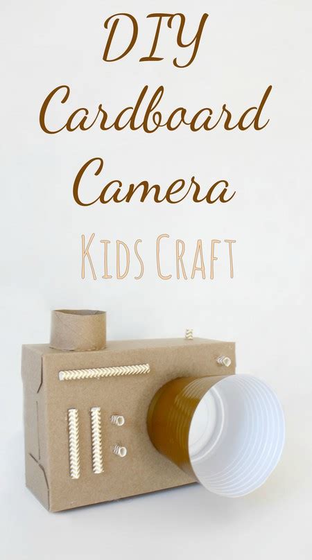 Diy Cardboard Camera Craft For Kids Craftfoxes