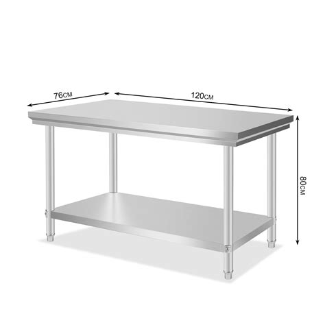 Thanks to the sealed bases, you can store nearly any product that you have in your work table cabinets. Stainless Steel Commercial Kitchen Work Prep Table 30" x ...