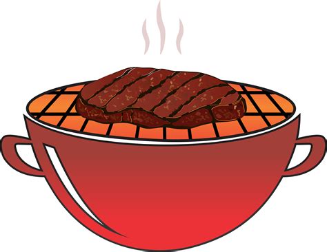 Grilling Clipart Beef Bbq Grilling Beef Bbq Transparent Free For
