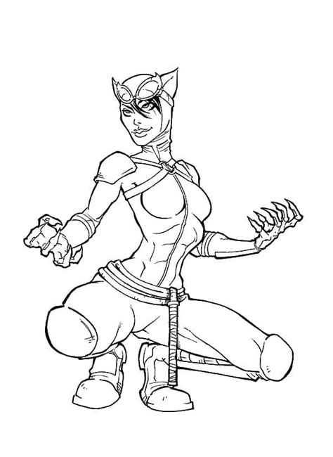 Dibujos De DC Catwoman Para Colorear Para Colorear Pintar E Imprimir