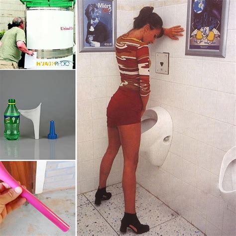 Women Peeing In The Toilet Public Free Photo