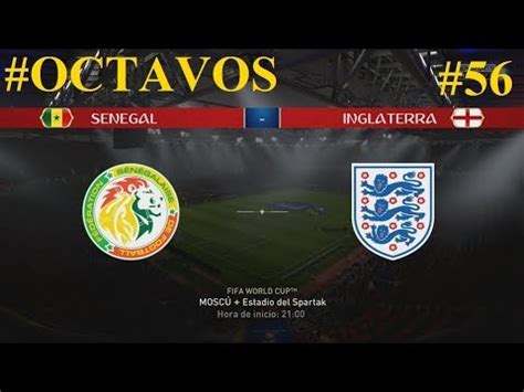 FIFA 18 - Octavos - Mundial Rusia 2018 - Senegal vs. Inglaterra