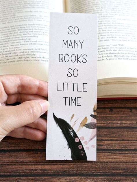 Printable Bookmarks For Books Watercolor Bookmark Reading Book Lover