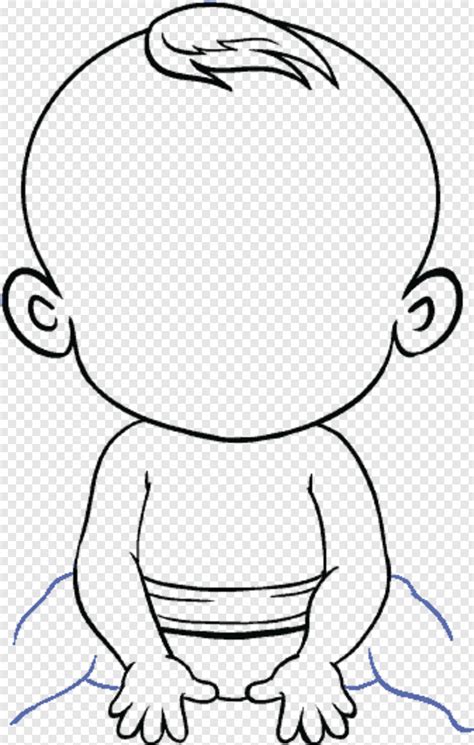 Baby Face Baby Hair Drawing Easy Png Download 337x530 2228029