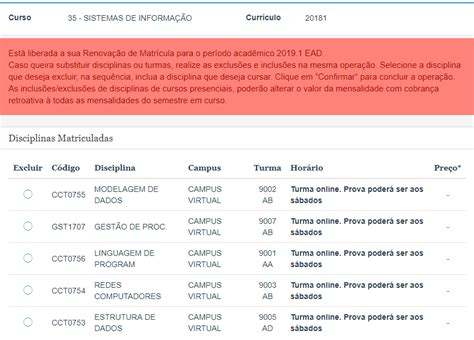 Comprovante De Matrícula Estácio