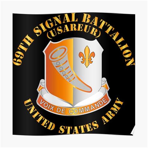 Army 69th Signal Battalion Usareur Us Army Poster By