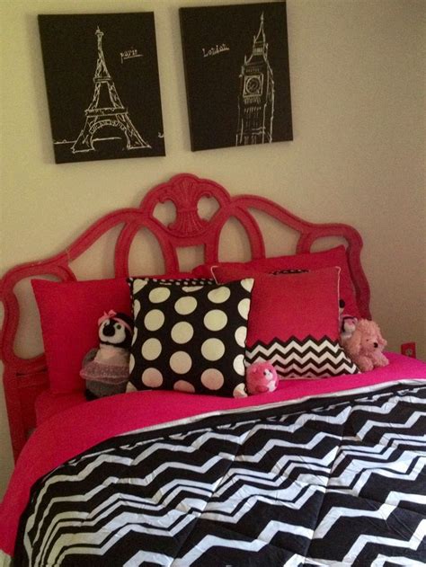 Hot Pink And Chevron Girls Bedroom Kallen Pinterest Girls Bedroom