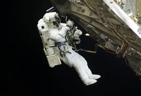 Nasa Astronauts In Space Original From Nasa Digitally Enhanced By R