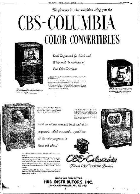 June 25 1951americas First Color Broadcasts Begin On Cbs Eyes Of A