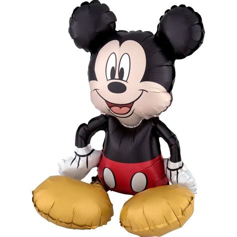 Air Filled Sitting Mickey Mouse Balloon 23in Party City