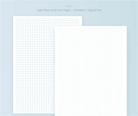 Printable Light Blue Graph Paper Wendy Zhou