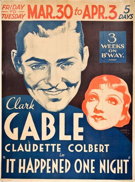 It Happened One Night 1934 Carteles De Películas Carteles De Cine Y Películas Completas