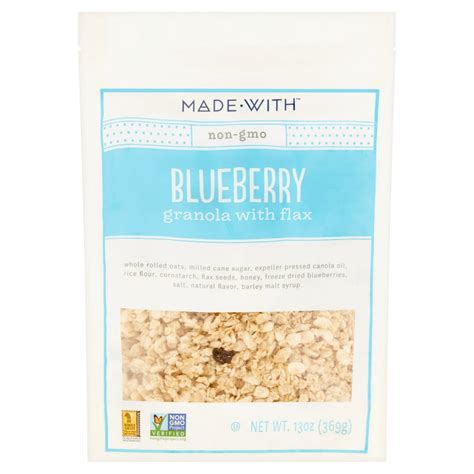 Made With Granola Blueberry Flax13 Oz Pack Of 6