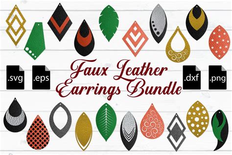 160 Free Faux Leather Earring Svg Free SVG Cut Files AppSVG Com