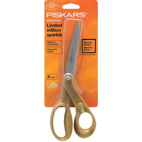 Fiskars Gold Sparkle Scissors 020335062405