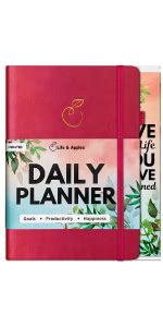 Amazon Com Life Apples Meal Planner With Grocery List Meal Prep