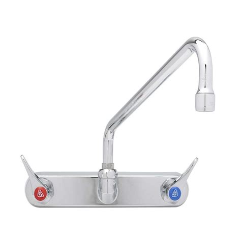 Frap kitchen faucet modern style flexible kitchen sink mixer faucet taps single handle red white black color cold and hot water. T&S Brass 2-Handle Kitchen Faucet in Chrome with Swing ...