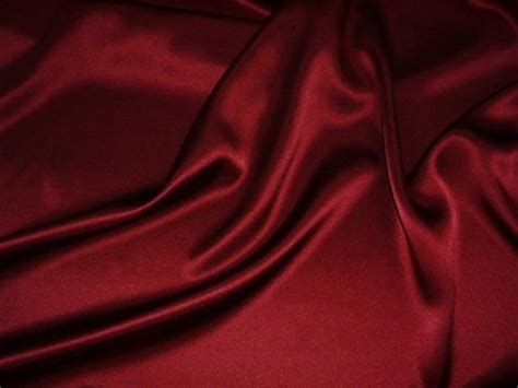 Silk Satin Fabric Dark Red Silk Supplies Fabric By Yard Silk Etsy