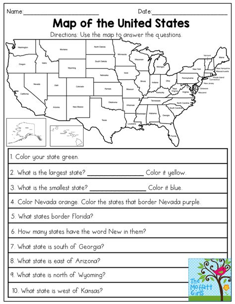 Review Of United States Map Worksheet References