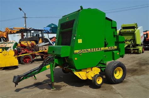 Used John Deere 580 Round Balers Year 2001 Price 9567 For Sale