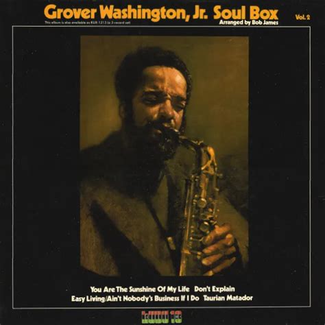 Grover Washington Jr Soul Box Vol 2 Reviews Album Of The Year