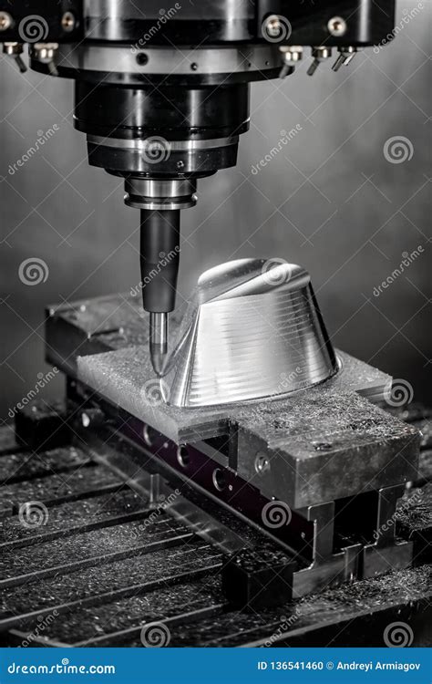 Metalworking Cnc Milling Machine Stock Photo Image Of Machine Cutter