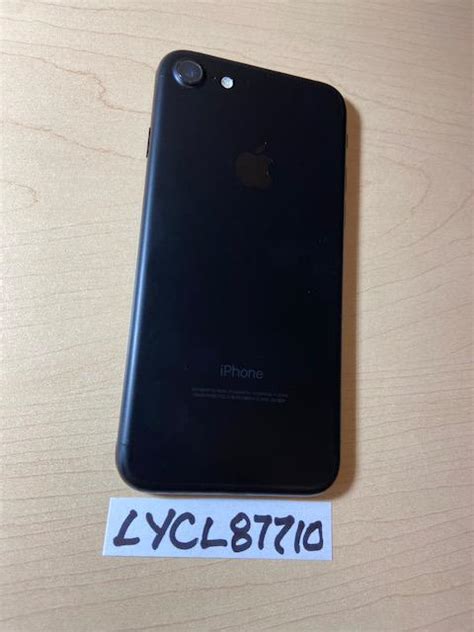 Apple Iphone 7 Unlocked Black 32gb A1660 Lycl87710 Swappa
