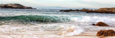 Blue Ocean Waves Hitting A Sandy Beach Stock Image Image Of Coastline