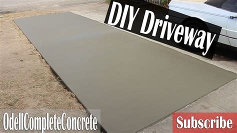 Not to mention, you're sure to enjoy the final result a lot more knowing that you made it yourself. How to pour a Concrete Driveway Addition For Beginners DIY - YouTube | Concrete driveways, Diy ...