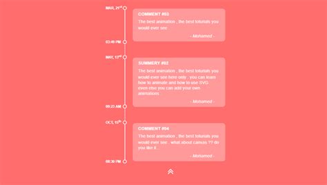 Vertical Timeline Design Using Html And Css Images