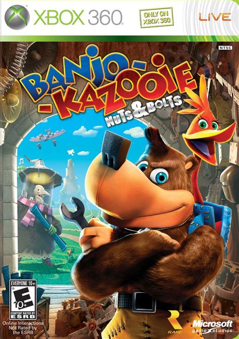 Banjo Kazooie Nuts And Bolts Box Art Xbox 360 2008 Banjo Kazooie