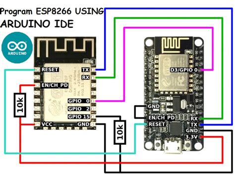 How To Program Esp8266 12e Using Arduino Ide
