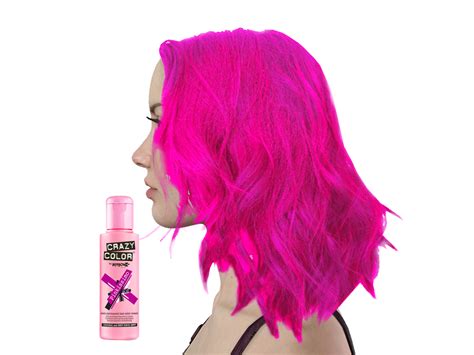 Crazy Color Semi Permanent Hair Dye Pack Candy Floss Pink