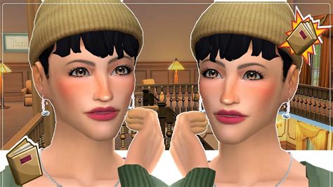 Sims 4 30 Day Cas Challenge Day 12 Bookworm Youtube