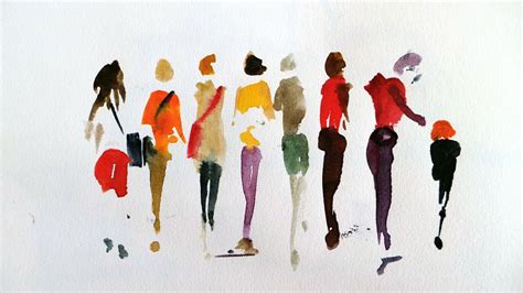 Untitled Figure Painting Painting People Watercolor Art