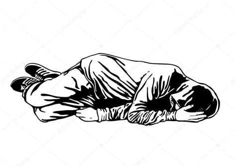 Man Lying On The Ground — Stock Vector © Jumpingsack 19256397