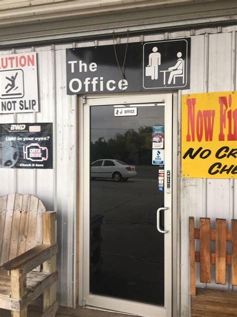 This small tire shop I go to had a unique yet familiar way of