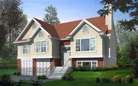 One small flight of stairs leads up to the top floor, while another short set of stairs leads down. Split level house plans is beautiful | Kris Allen Daily
