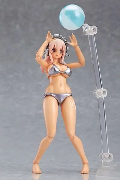 14cm Super Sonico Bikini Joint Movable Sexy Anime Collectible Action Figure Pvc Toys For