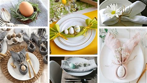 Spring Inspiration For A Festive Table Place Setting In Easter Style