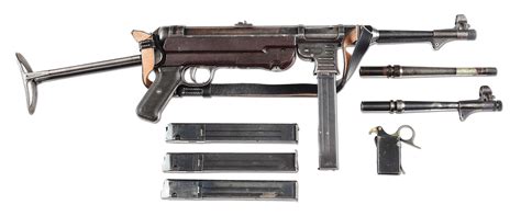 Lot Detail N Nicely Accessorized German World War 2 Erma Mp 40