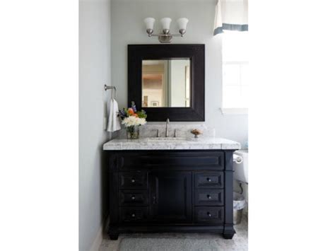 Superior black bathroom vanity mirrors for 2019. Black Bathroom Vanity and Mirror | HGTV