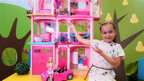 Barbie haus möbel barbie zubehör barbie kleider puppen set lol puppen. Spielzeugvideo für Kinder mit Barbie. Jill räumt Barbies ...