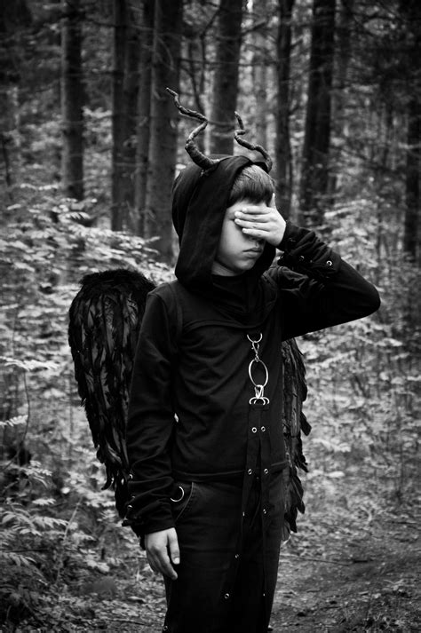 Little Demon Child Boy Devil Free Stock Photo Public Domain Pictures